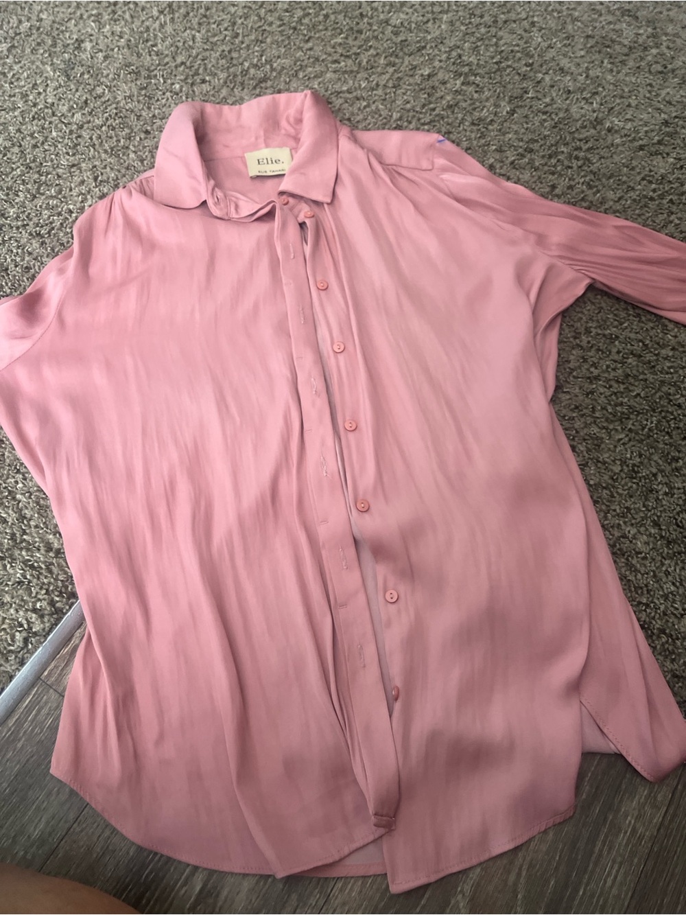 Elie Tahari Men’s Dusty Pink Button-Down Shirt